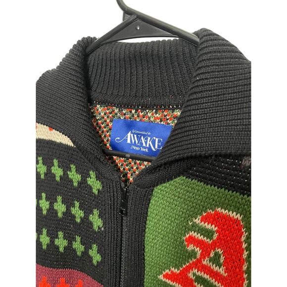 Awake Quilted Zip Up Sweater - Picture 3 of 3